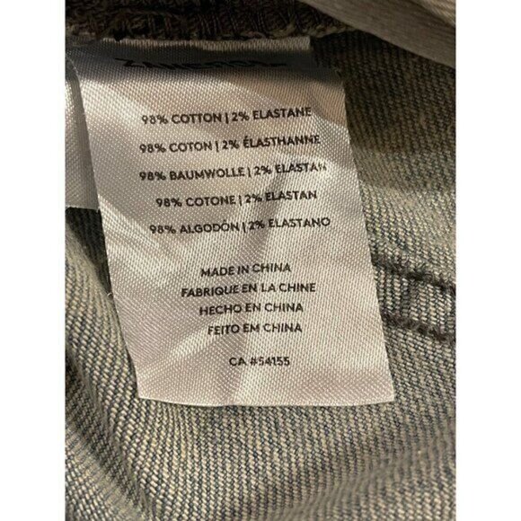 Zanerobe Mens Skinny Fit Jeans 38x32 Light Wash Denim Knee Panel Button Fly Y2K - Picture 10 of 10